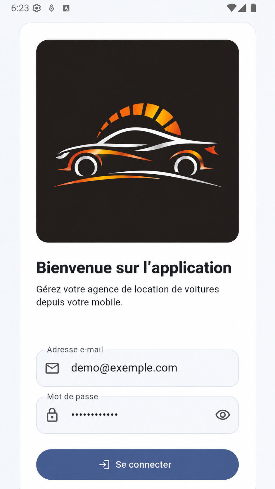 Car Rental Management Mobile App — screenshot 2