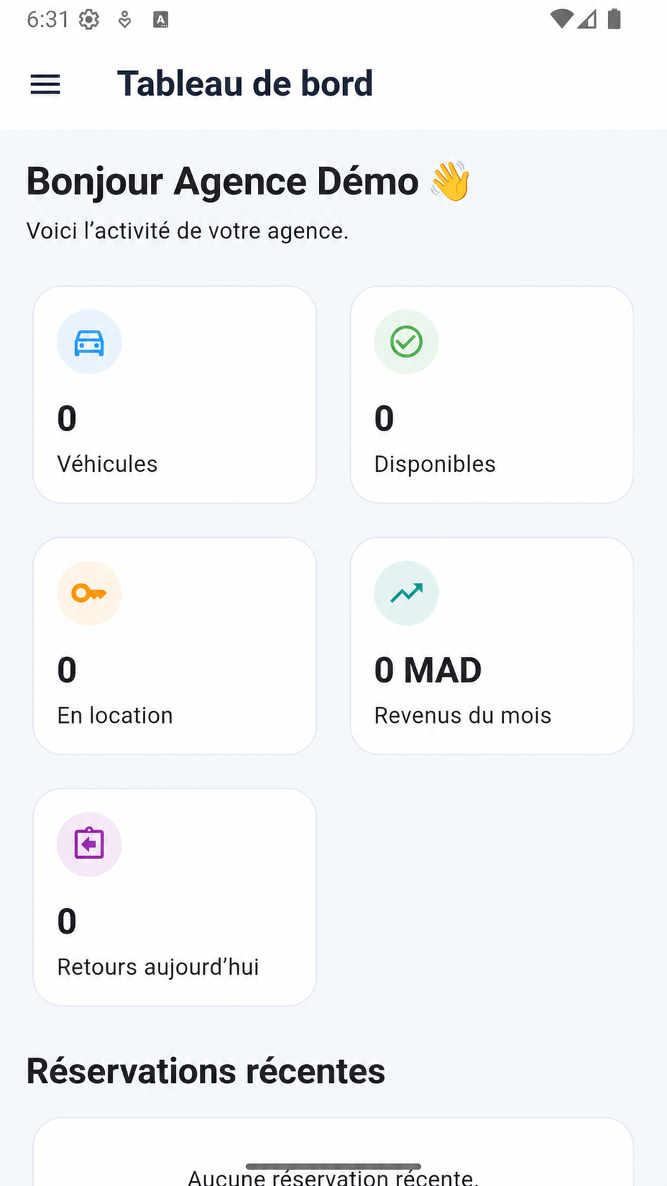 Car Rental Management Mobile App — screenshot 3