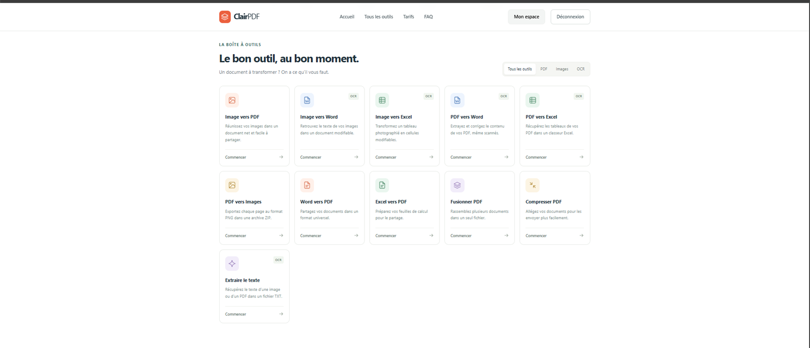 ClairPDF — Secure Document Conversion Platform — screenshot 3