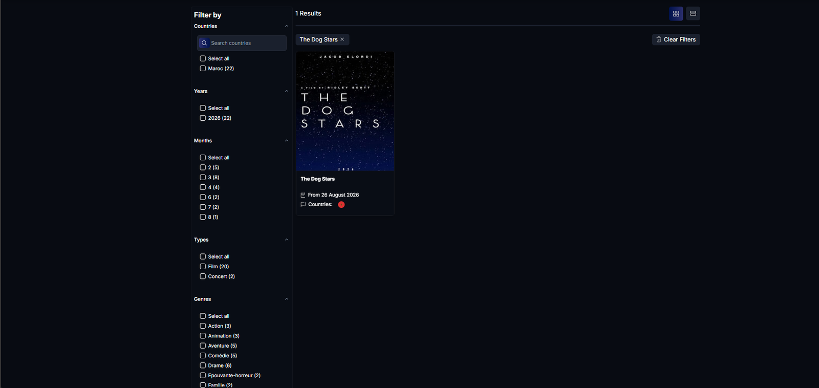 LineUp Cinema Platform — screenshot 5