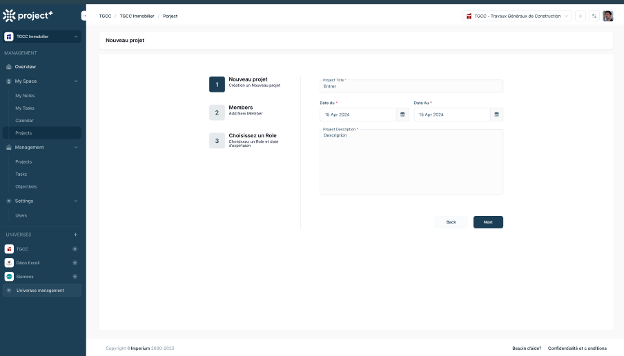 Project+ – Collaborative Project Management — screenshot 2